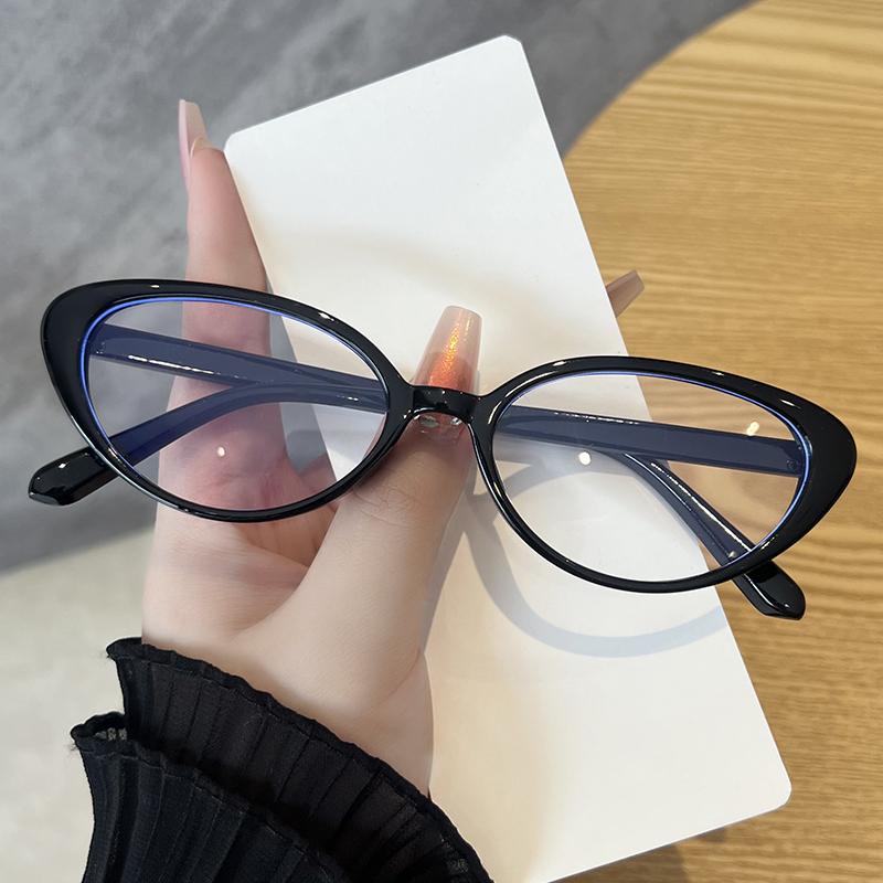 Korean Retro Anti Blue Light Cat Eye Glasses For Women Fashion Small Frame Anti Radiation Eyeglasse