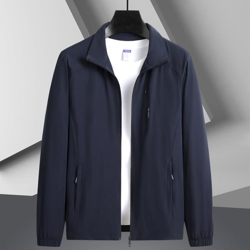 

Coat Top Thin Spring Clothes Middle-aged and Elderly Grandpa Casual Sports Jacket 5XL