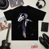 2026 Michael Jackson Shirt Vintage 90s Graphic Tee Hip Hop Streetwear Unisex T Shirt for Men Women Fan Gift Casual Top Summer