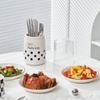 Cutlery Drain Rack Organizer Multi-functional Spoon Fork Chopstick Storage Holder Household Kitchen Tableware Storage Holder Box