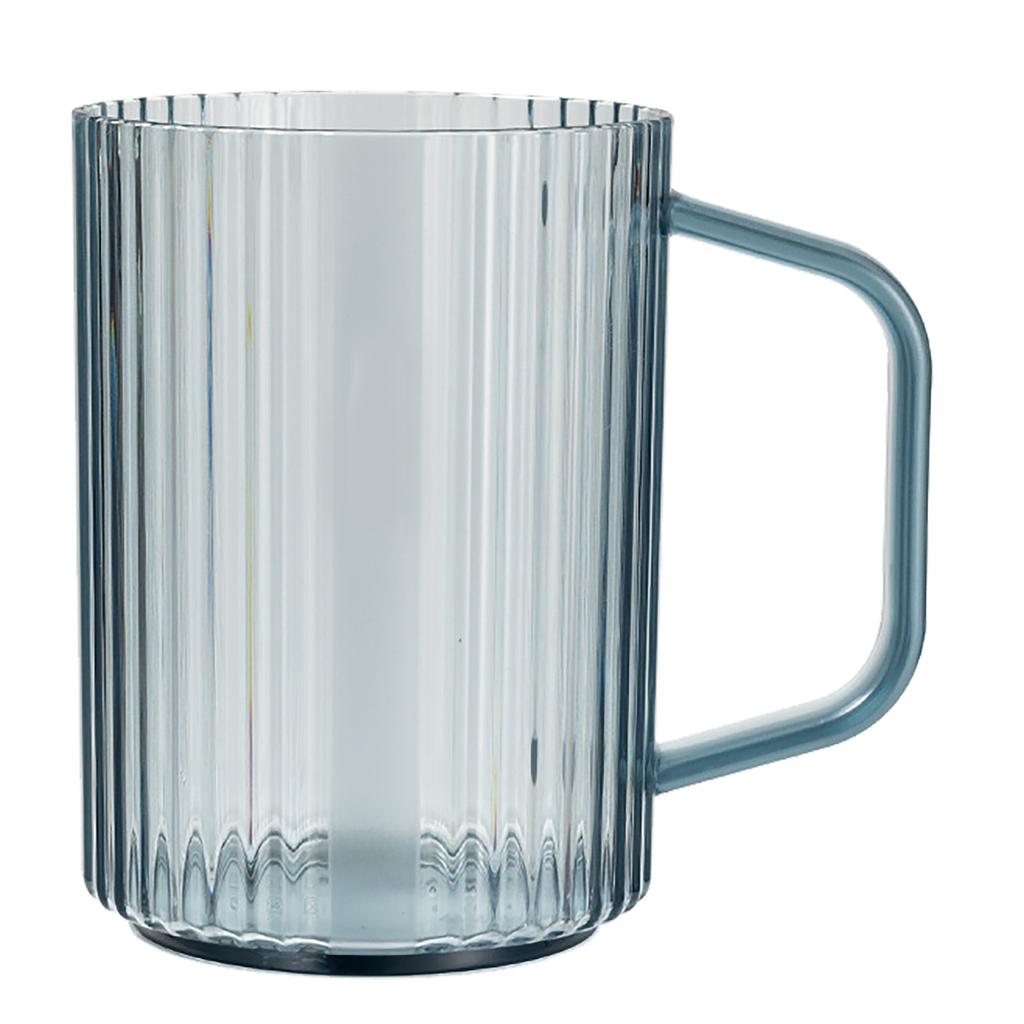 Transparenter Zahnbürstenbecher Multifunktional Bequemer Griff Plastikbecher für Zuhause Badezimmer