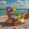 Custom Name Ultra-Soft Beach Towel with Maisy Mouse Theme,Ideal for Pool - Camping, Diving - Perfect Travel Essential, Vibrant Beach Towel.