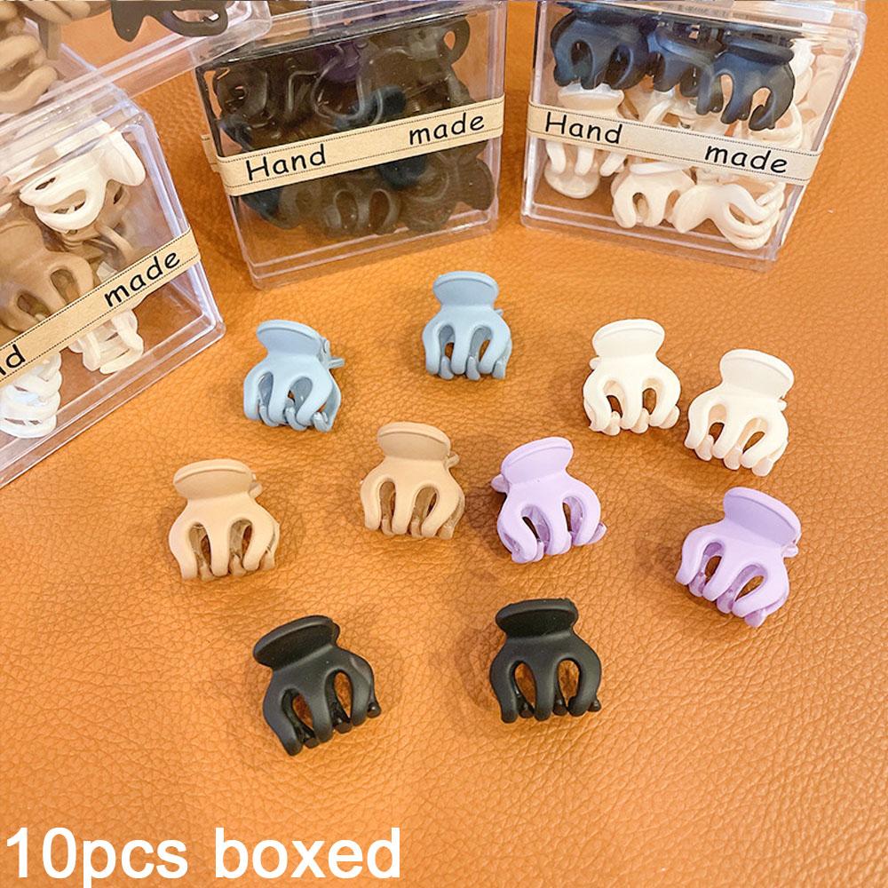 

10 шт. Французская заколка для волос Мини-зажим-тыква Зажим для фиксации высокого хвоста Заколка для волос Челка Боковой зажим Зажим-акула Аксессуар для волос