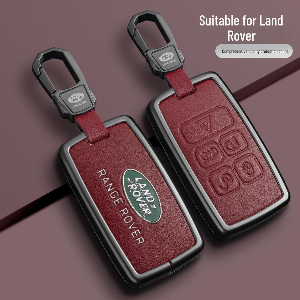 Land Rover Key Case for Range Rover Evoque, Defender, Velar, Discovery Sport, Discovery 5 - Lan Yun Buckle