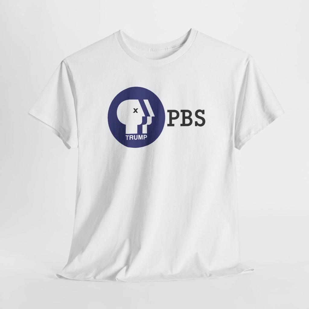 Trump Kills PBS and Education Gildan T-Shirt Unisex Heavy Cotton Tee Graphic Tee