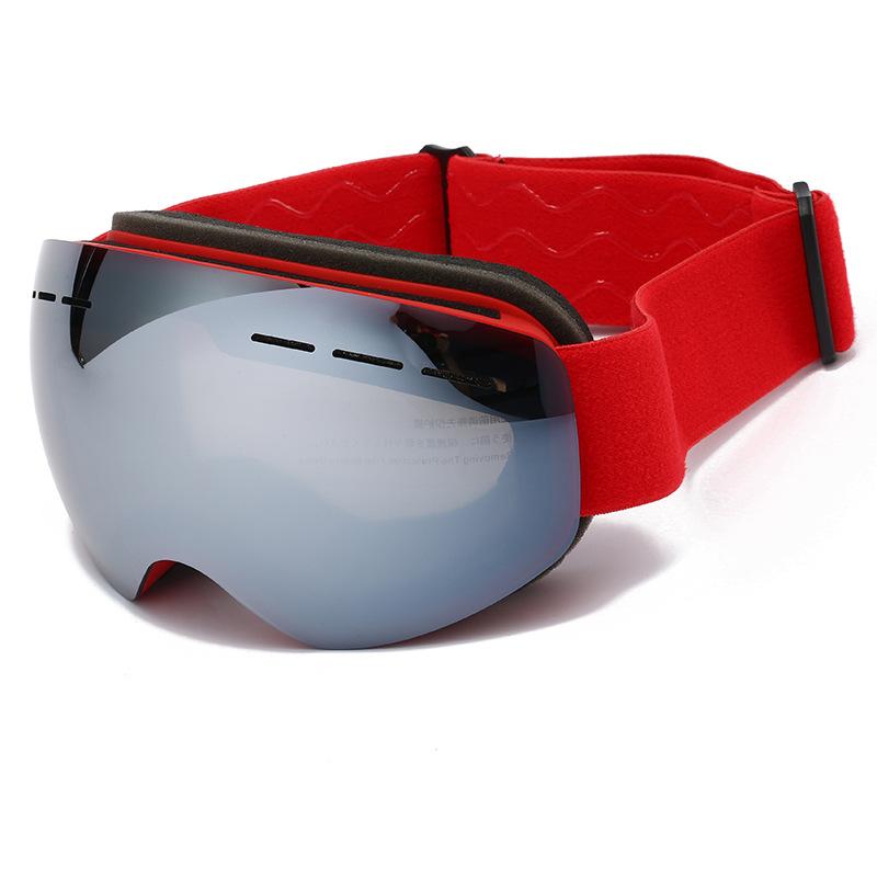 2025 new ski glasses double-layer anti-fog large spherical large vision snow goggles