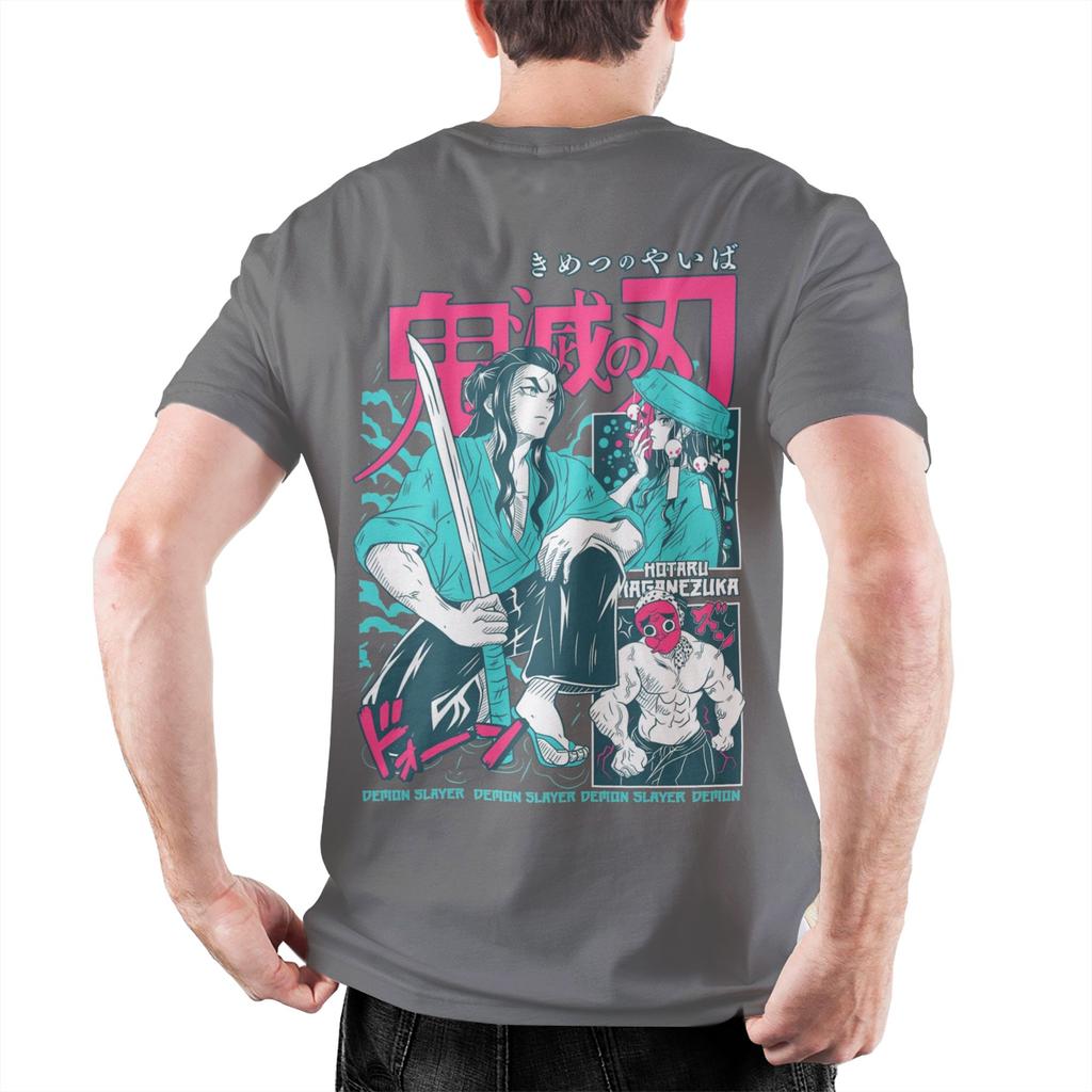 Amazing skilled swordsmith Demons Slayers TShirt Men Round Neck Cotton T Shirts  Short Sleeve Tee Shirt Unique Clothes