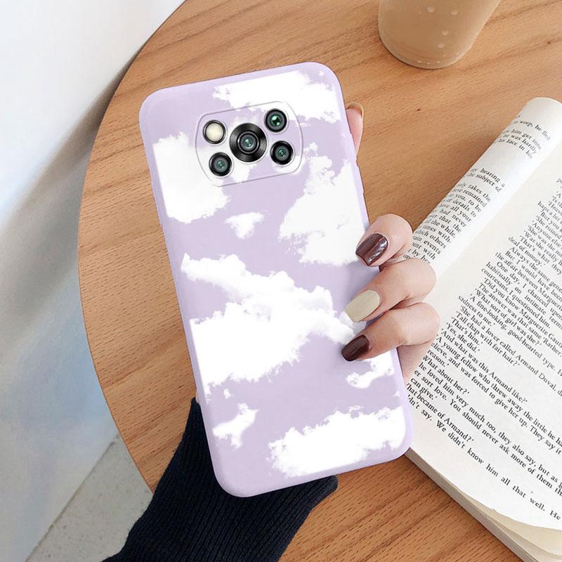 For Poco X3 Pro PocoX3 NFC Cover Cute Flower Phone Case For Xiaomi Poco X3 X 3 Fashion Dinosaur Silicone Bumper Soft TPU Coque