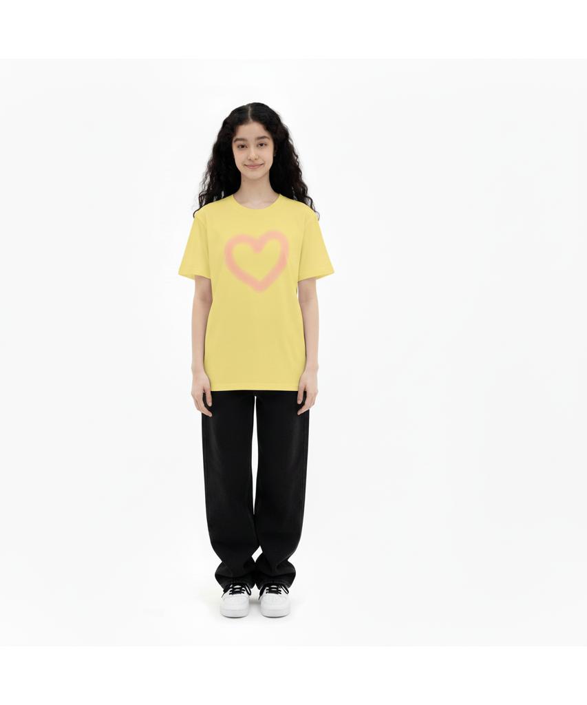 Leobeumiopisyeol Pastel Heart T-Shirt 2Ver.