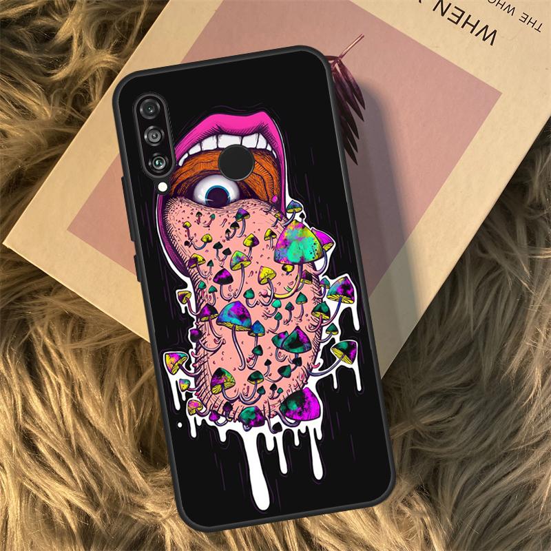 

Colourful Psychedelic Trippy Art For Huawei Nova Y90 Y60 Y61 Y70 Y72 Y73 Y91 3i 7i 8i 11i 12i 9 10 SE P20 P30 P40 Lite Case Huawei Nova 7i