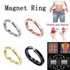 2 Pack Lymphatic Drainage Magnetic Ring Adjustable Opening Ring Weight Loss Slimming Magnetic Ring for Men Women