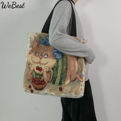 Bolso Tote de Gran Capacidad con Estampado