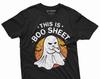 Halloween Funny This Is Boo Sheet T-shirt Costume Womens Mens Unisex Tee Shirt Boo Tee Shirt Party Tee