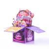 Happy Birthday 3D Pops-up Bouquet Birthday Wedding Greeting Card Fashion Paper Flowers