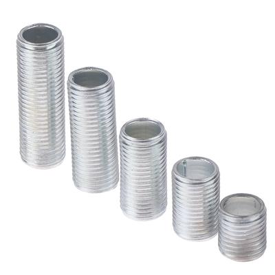 10 Pezzi M10 Tubo Dentato per Lampada Tubo Filettato Interno Cavo Dado a Vite Lampada