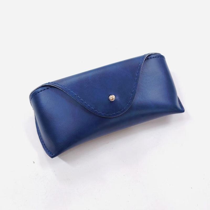 Sunglasses Glasses Case For Women Portable Crazy Horse Pu Glasses Packing Box For Men Creative Large Glasses Bag