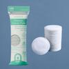 100pcs Thick Cotton Makeup Remover Pads - 3-Layer Water-Jet All-Cotton Rounds with Lock-Edge Design