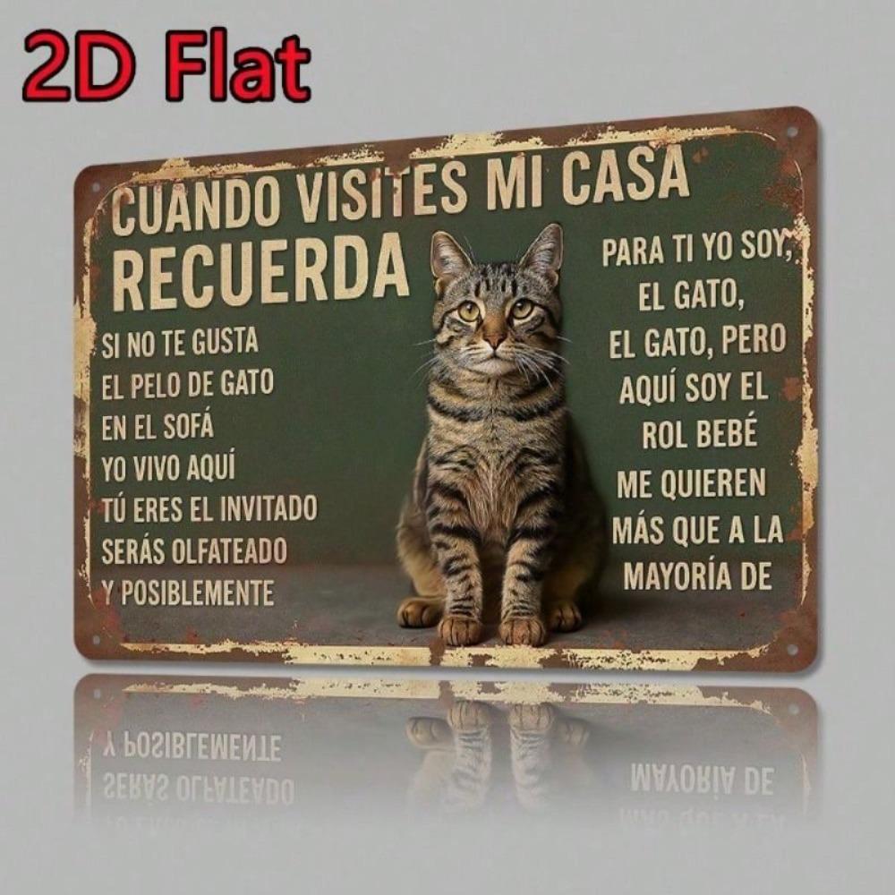 Vintage Metal Poster Wall Art, Home Decor Tin Sign 11.8x7.8 Inch for Kitchen