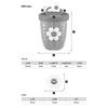 WIGGLE WIGGLE Fruit Pot Portable Fruit Container with Built-in Fork