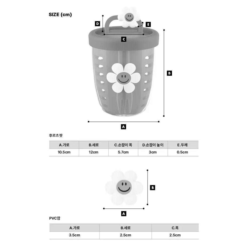 WIGGLE WIGGLE Fruit Pot Portable Fruit Container with Built-in Fork
