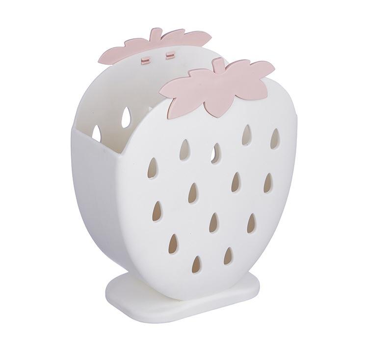 Household Plastic Chopstick Cage Drain Hanging Kitchen Chopstick Cage Cage Chopstick Holder Plastic Chopstick Holder Strawberry Chopstick Holder