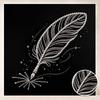 DIY Feather Pearl Diamond Painting Set with Frame. 3D Pearl Beads. Home Wall Decor