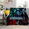 Supernatural Serie 3D Decke, Flanell Überwurfdecke für Zuhause Schlafzimmer Bett Sofa Wohnzimmer Picknick Büro Wandern Freizeit Nickerchen Geschenk