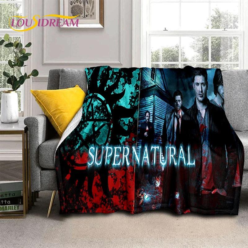 Supernatural Serie 3D Decke, Flanell Überwurfdecke für Zuhause Schlafzimmer Bett Sofa Wohnzimmer Picknick Büro Wandern Freizeit Nickerchen Geschenk