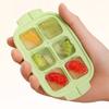 Refrigerator Mini Ice Cube Mold 6 Compartments Ice Cube Tray With Cover Summer Reusable Press Type Ice Box