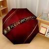 Kenworth Print 8?Ribs Automatic Umbrella Wind Resistant Lightweight Folding Umbrella For Outdoor Travel