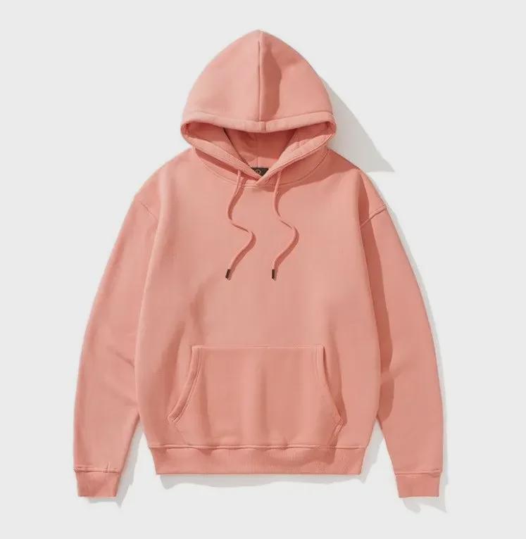 Unisex BF styl mikina s kapucí zimní svetr: Útulný samet, hořčicová a fluorescenční zelená, volný střih