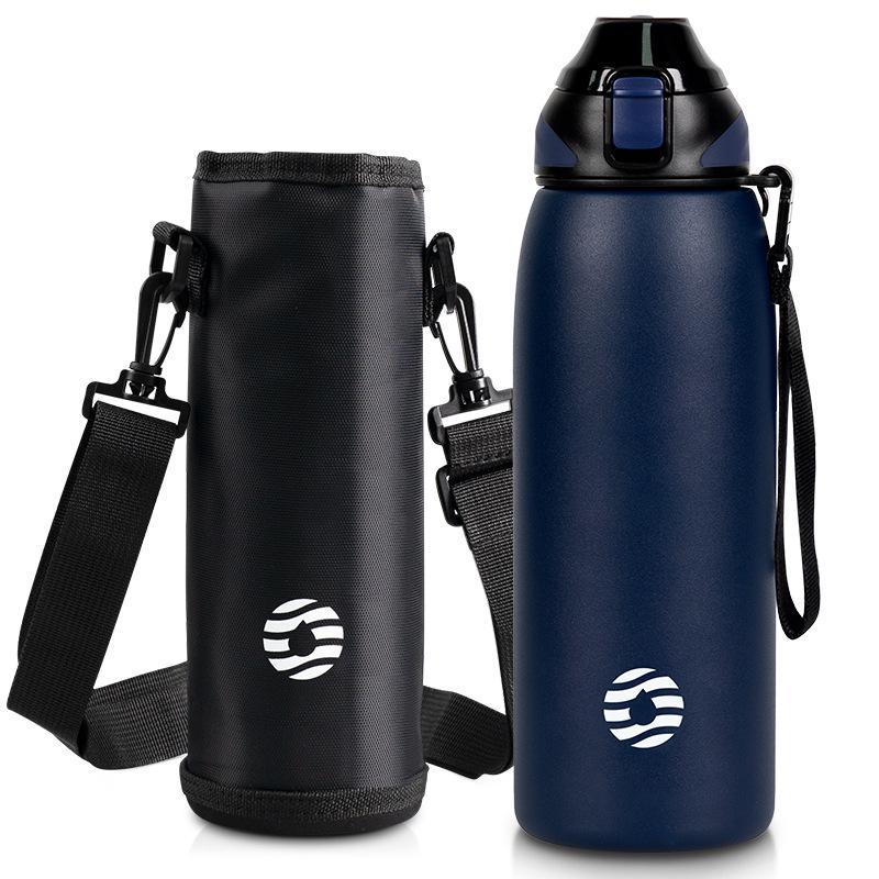 

Flying Sword Windproof Insulated Stainless Steel Mug - Large Capacity Portable Water Bottle for Men and Women 400ml темно-синий
