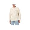 Levis Barstow Standard Fit Westernhemd 50er Jahre Unifarben Kragen Einreihig Figurbetont Langarmhemd Herrenhemden Off-White 85744-0068