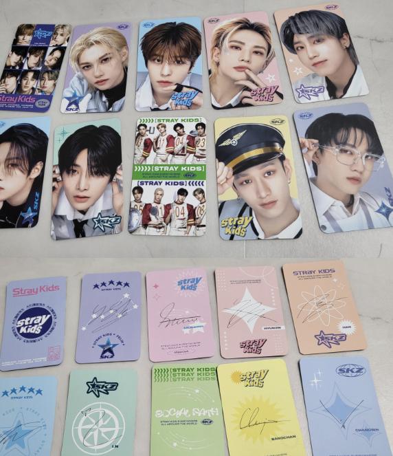 Stray Kids Tin Case Photo Card Package Set K-pop Fan Goods