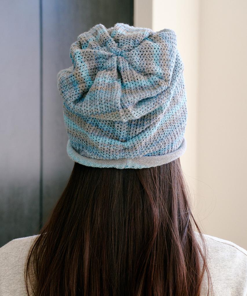 FUNFROMFUN Suntrip Knit Beanie, Sea Blue