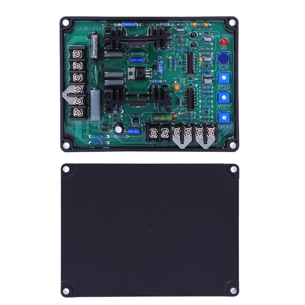 Automatic Voltage Regulator 1 Phase 2 Wires for Brushless Generator Set AVR GAVR 25A