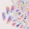 My Little Pony 3D Nail Art Stickers for Kids - Embossed Cartoon DIY Designs