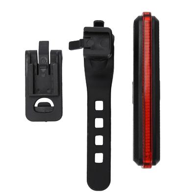 Lanterna Traseira LED Tipo Faixa para Bicicleta Luz Traseira de Segurança Lâmpada de Aviso de Segurança