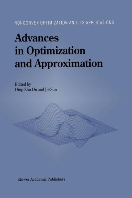 Het Boek Advances In Optimization and Approximation : 1