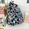 New high-value niche personalized graffiti comics trendy cool backpacks for men and women lightweight large-capacity backpacks