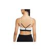 Nike Logo Strap Low Impact Support Tank Top Women Tops White DD1354-100