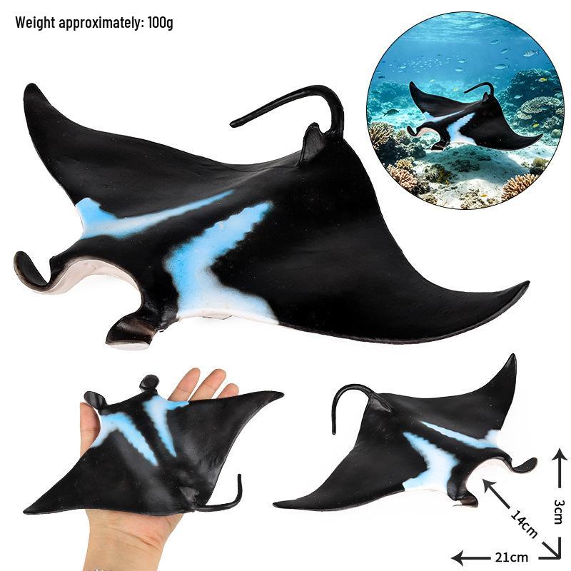 Children's Cognitive Toys: Big Manta Ray, Skate Batfish, Boss Fish, Yao Fish Models