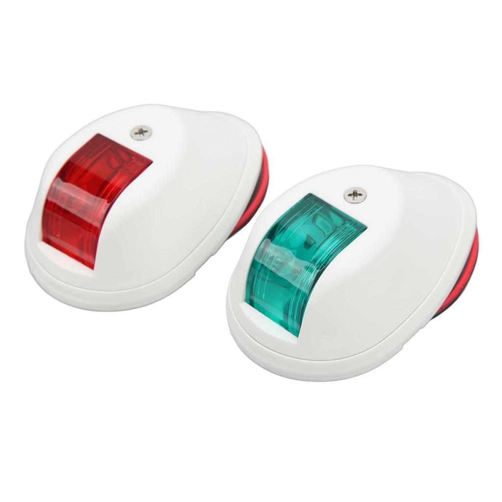 1 Pair LED Navigation Light Professional Alarm Indication Navigation Signal Light for Boat Yacht  12V 2W