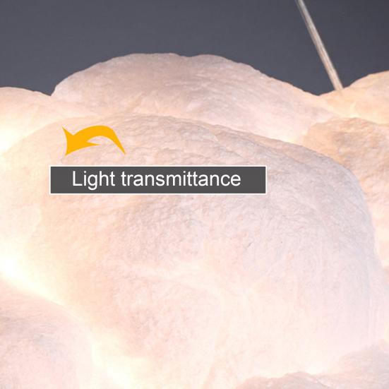 Cloud Lamp Luminous Appearance Daily Use Adjustable Adorable Artificial Cloud LED Ceiling Light