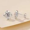 Stylish Four-Leaf Clover Stud Earrings for Women – Simple and Versatile Design