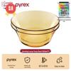 PYREX Heat-Resistant Glass Double-Handle Noodle & Soup Bowl Set