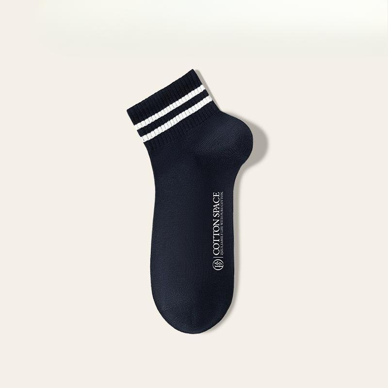 Male Spring and Summer Antibacterial Deodorant Anti Pilling Socks