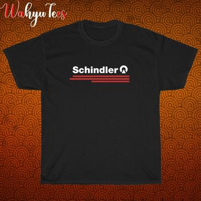New!  Schindler Elevator Logo Black  Grey  Navy  White Size S-5XL Unisex T-Shirt