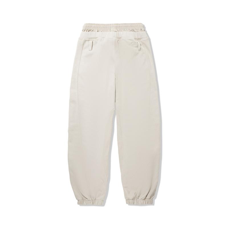Li Ning Retro Sports Series Casual Sweatpants Women Bottoms Cashmere-Gray AKLVH26-3