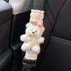 Car Seatbelt Shoulder Pad Anti-Neck-Strangling Cartoon Cute High-End Car Interior Decoration Car Child Protection Cover for Women